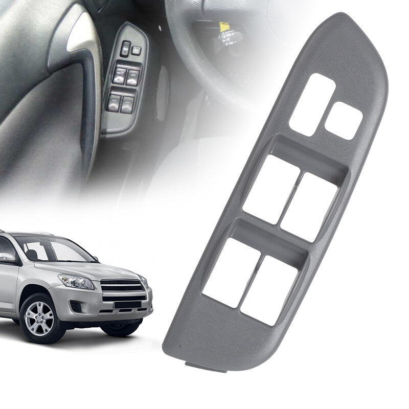 Left Driver Master Power Window Switch Trim Bezel Gray for Toyota RAV4 2001-2005