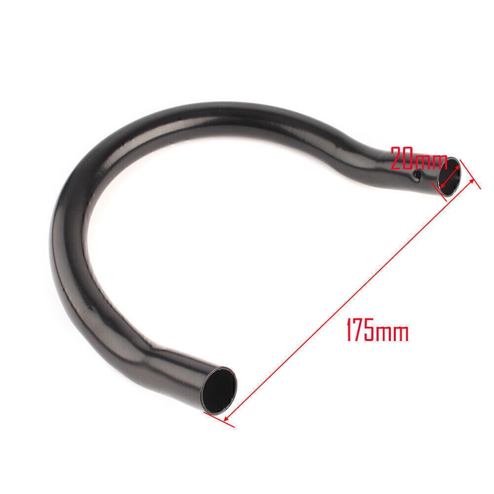 175mm R¨¹cksitz Creolen Rahmen Tracker Ende Edelstahl f¨¹r Cafe Racer Schwarz