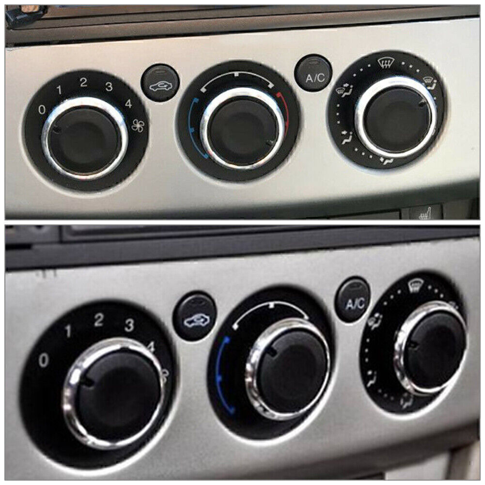 3x Air Conditioner Switch Knob Button Red for Ford Focus MK2 MK3 Mondeo C/S-max