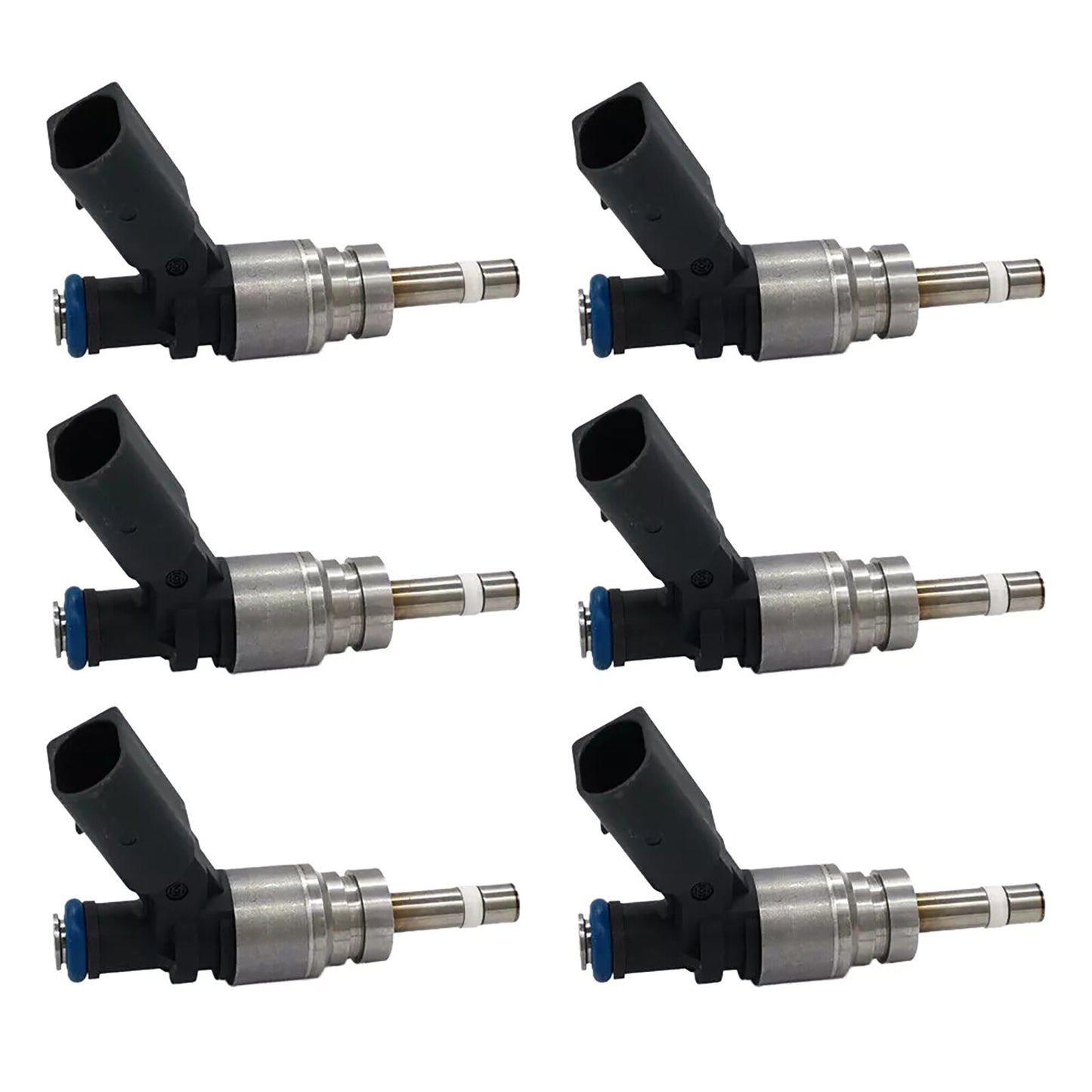 6PCS Fuel Injector 079906036C FJ1041 06E906036F for Audi A6 3.2L 3.1L 2.8L 10-11