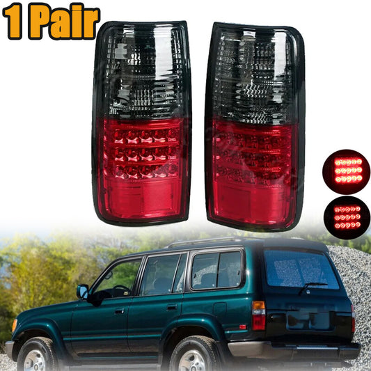 1Pair LHRH Rear Brake Lamp Tail Light for Toyota for Land Cruiser FJ80 1991-1997