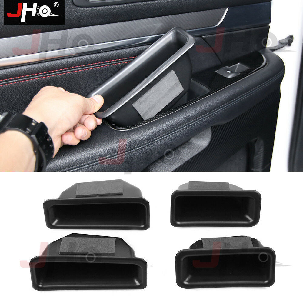 4Pcs Door Armrest Handle Storage Box Container Tray for Ford Explorer 16-2019