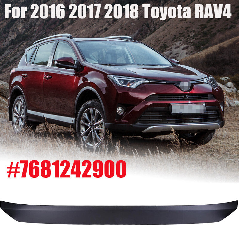 Black Rear Lower Tailgate Molding Trim For 2016 2017 2018 for Toyota RAV4 7681242900