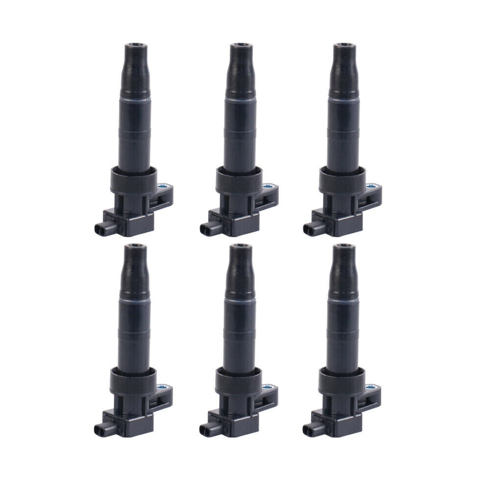 6-pack of 27301-3C000 ignition coils suitable for 06-15 for Hyundai and for Kia Sorento 3.3L, 3.5L, and 3.8L engines.