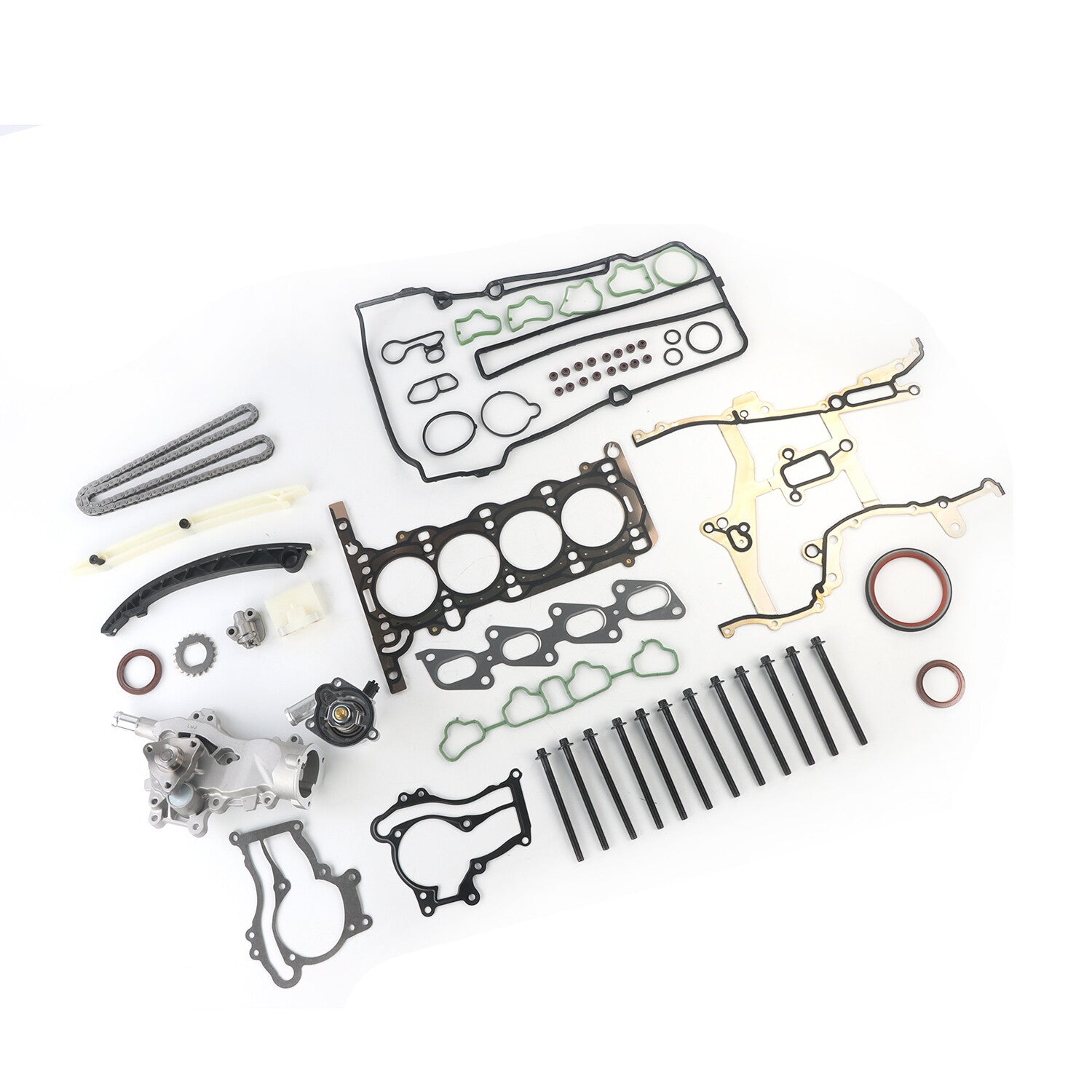Head Gasket Timing Chain Kit Water Pump for 2011-15 for Chevy Sonic for Cruze for Buick 1.4L