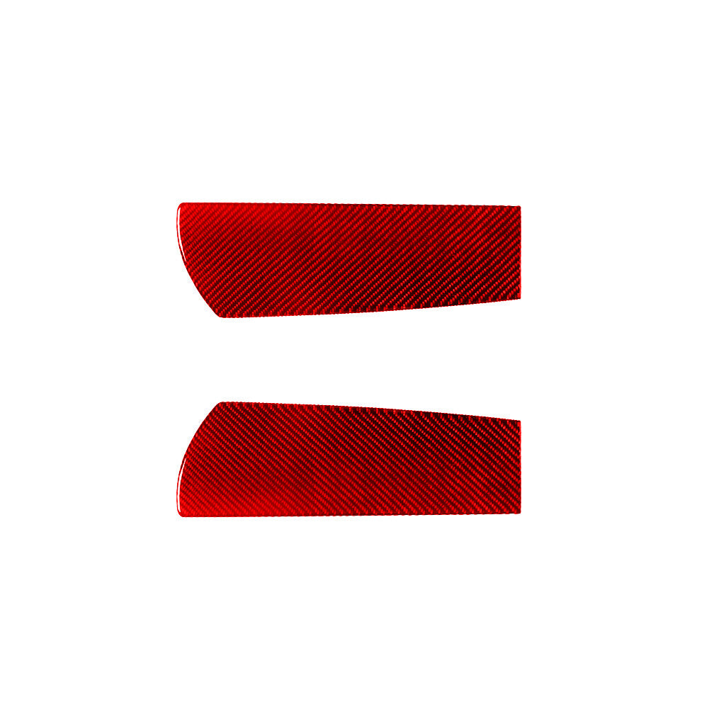 Red Interior Carbon Fiber Center Armrest sides Trim Cover for Toyota for Camry 12-14