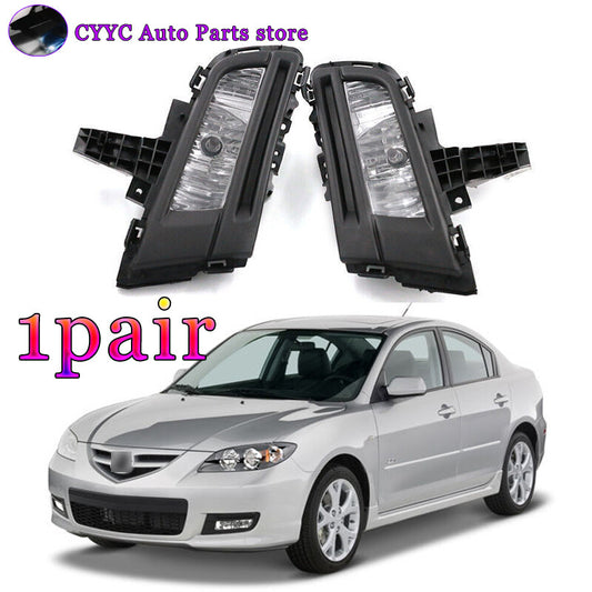 Set for Mazda 3 2007-2009 LHRH Front Bumper Driving Light Fog Lamps With Wire