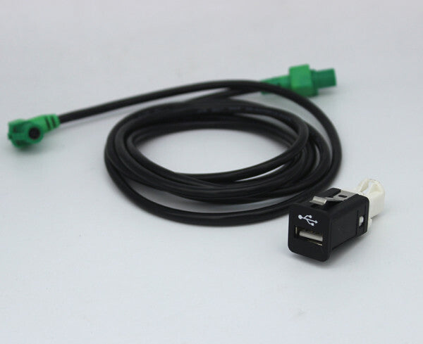 Add Glovebox USB Switch Socket Wire Cable for BMW E60 E81 E70 E90 F30 F10 F25