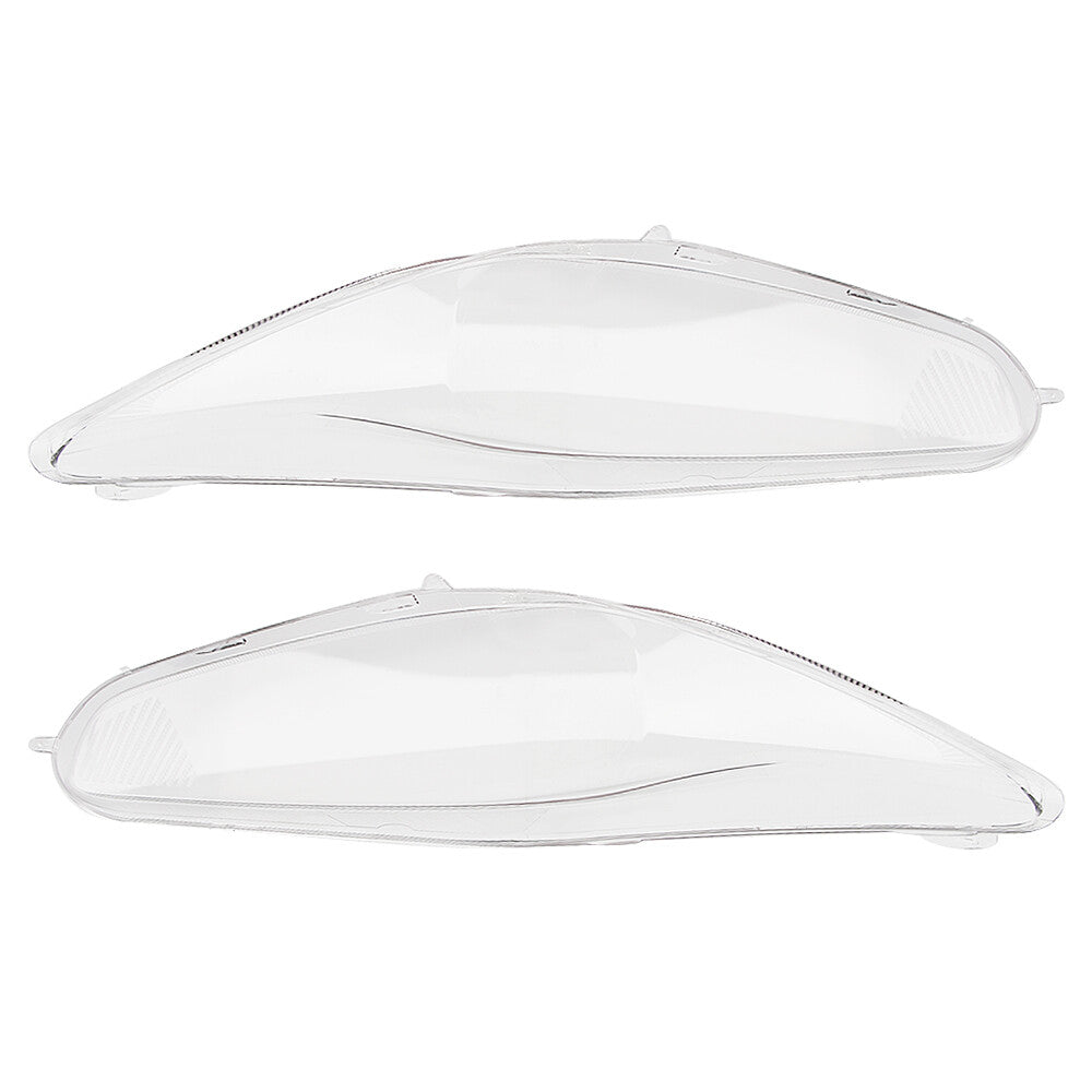 Left+Right Headlight Lens Headlamp Cover Transparent Shell for Ford Fiesta 14-16