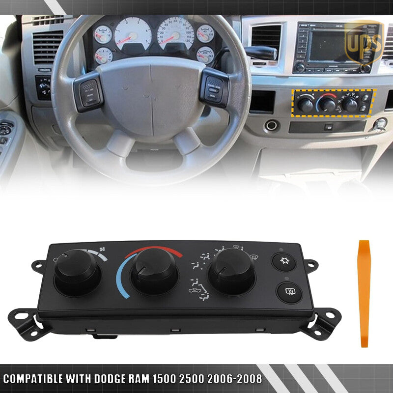 P55056569AC Climate Control Module A/C Heater Control Switch Panel for Ram 1500