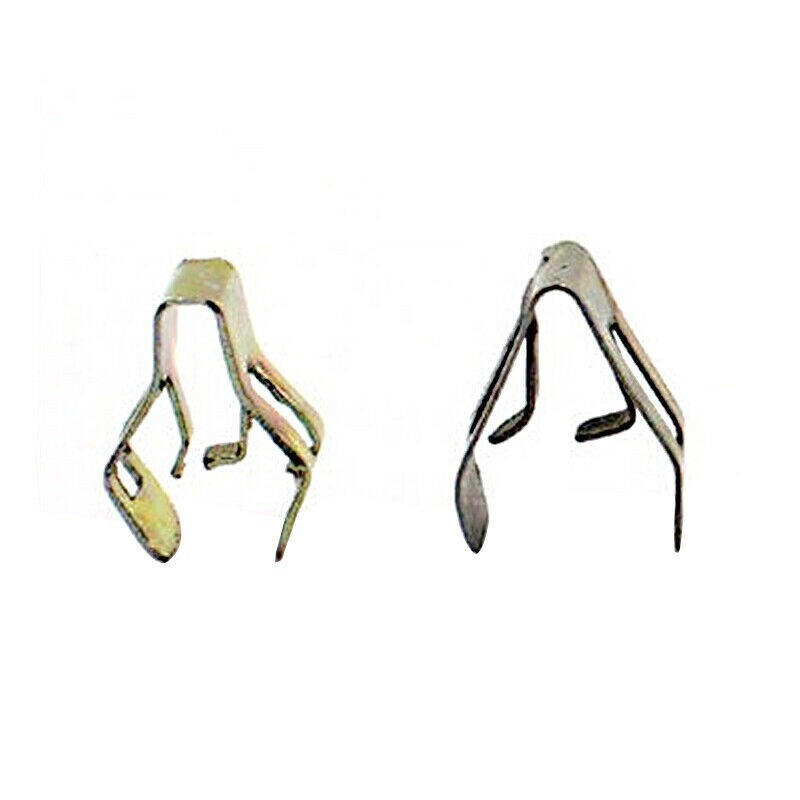 40Pcs 4Sizes Metal Rivets Car Door Dashboard Panel Trim Clips Retainer Fastener