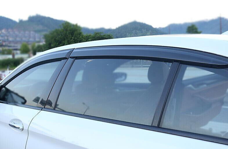 for BMW 5 Series 2018-23 Black Window Wind Visor Sun Rain Guard Vent Deflector4