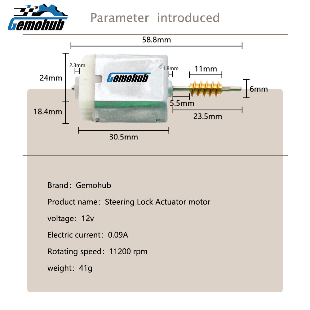 Steering Column Lock motor for 2015-2023 for Audi Q7 4M 3.0 TDI 15-2022 for Audi S4 B9
