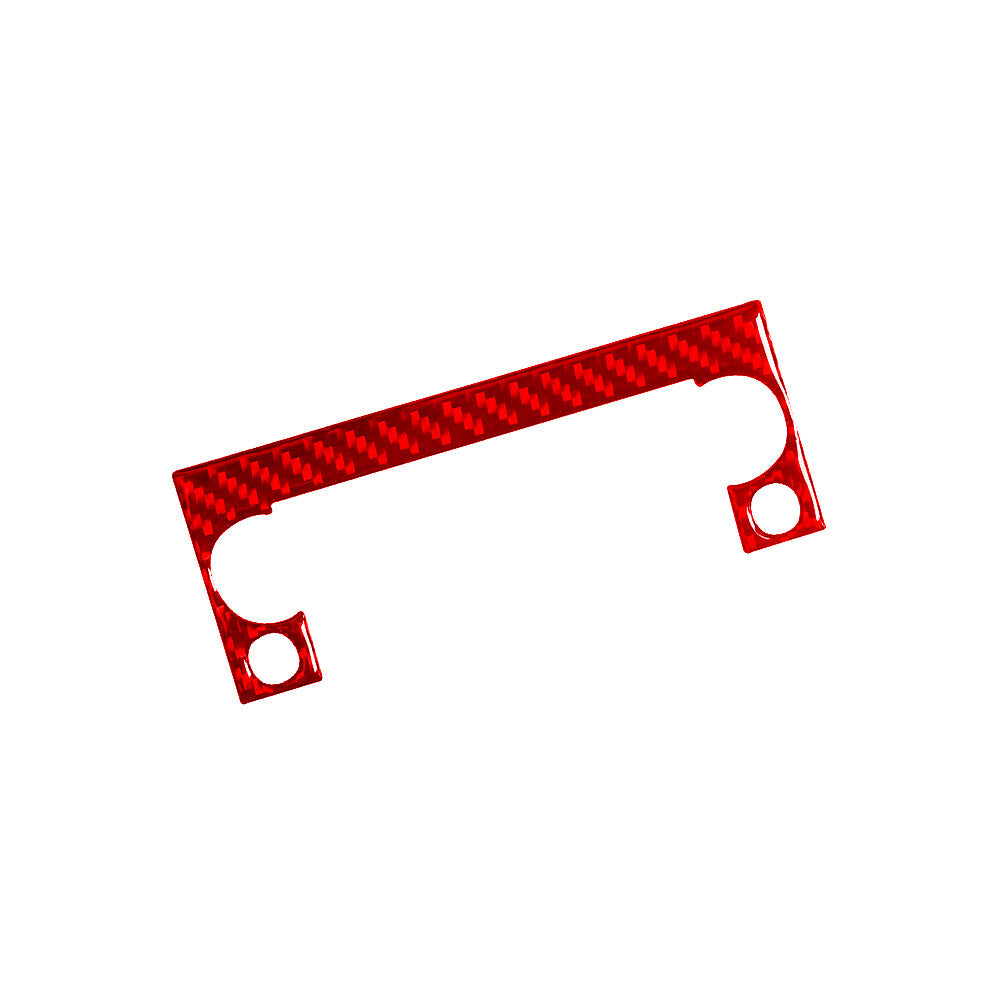 Red Carbon Fiber Rear Air Vent Control Trim For Silverado/tahoe/ for sierra 2007-2014