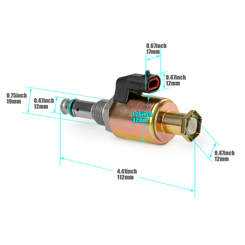 IPR Valve Fuel Injection Pressure Regulator DT466E For International for Navistar