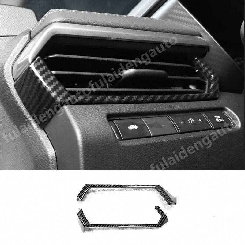 for Nissan Altima 2019-2022 ABS Carbon Fiber Console Air Outlet Vent Cover Trim