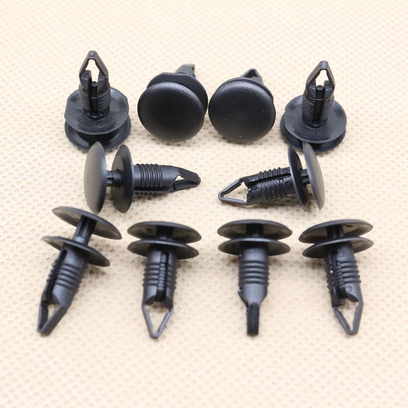 10 bumper fender clip-on fastener rivets for Mazda B101-68-252-00