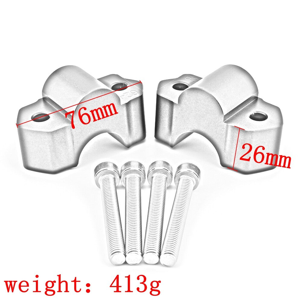 Handle Bar Riser Handlebar Mounting Clamp Kit for KAWASAKI 1000 2015-2021