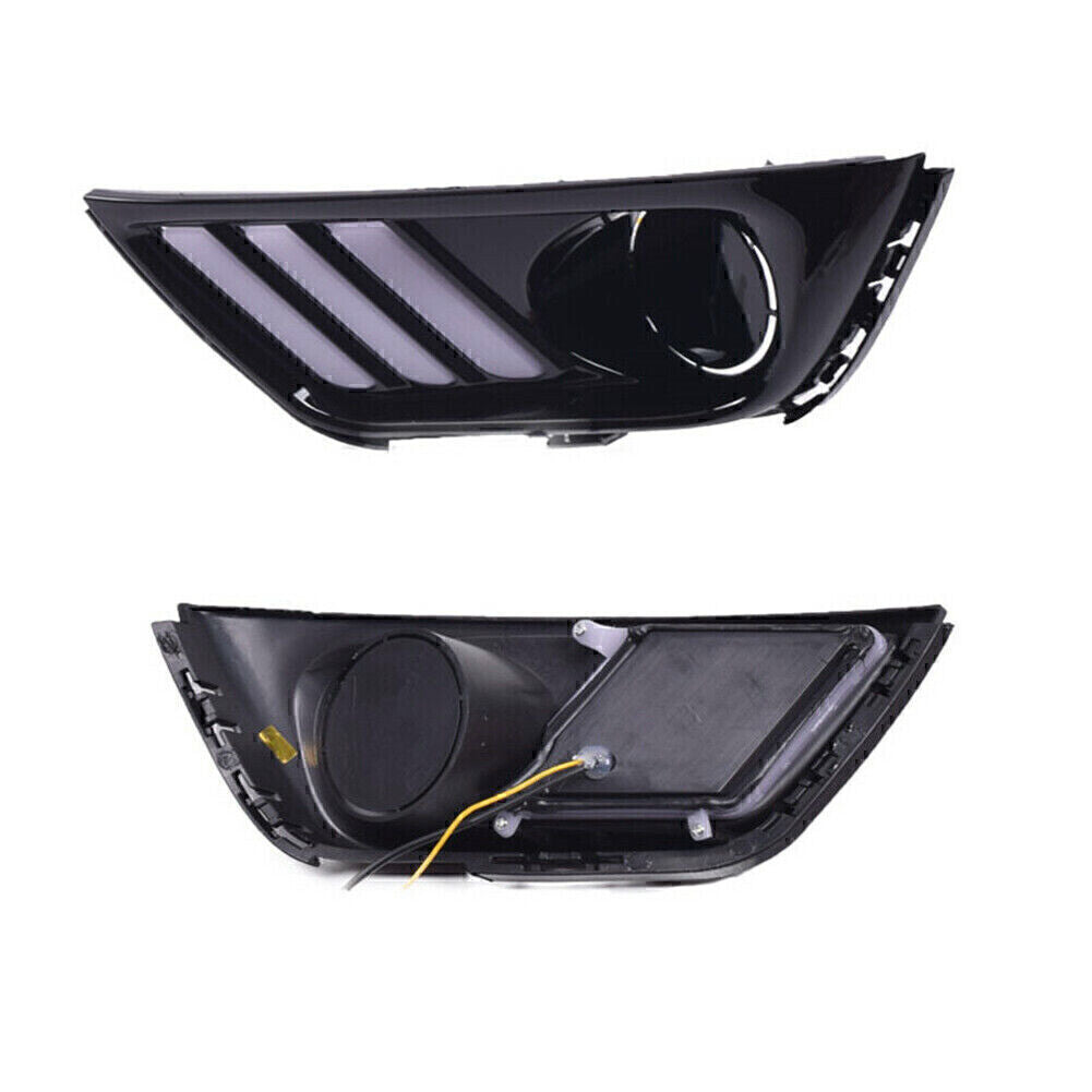2-Pack LED DRL Daytime Running Lights/Front Fog Lights for Jeep Compass 2017-2019 18