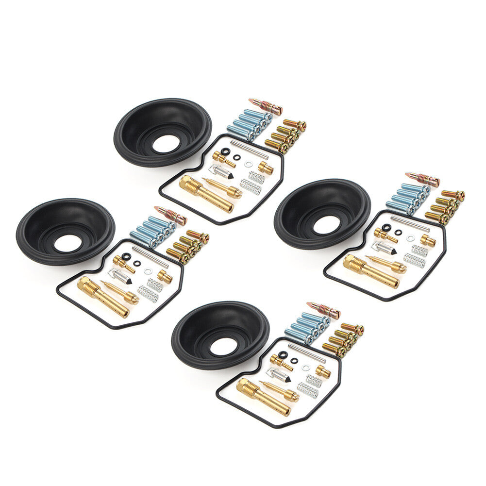 4 Sets Carb Diaphragm for Kawasaki ZG1000 1989-06 ZG 1000 Carburetor Repair Kit