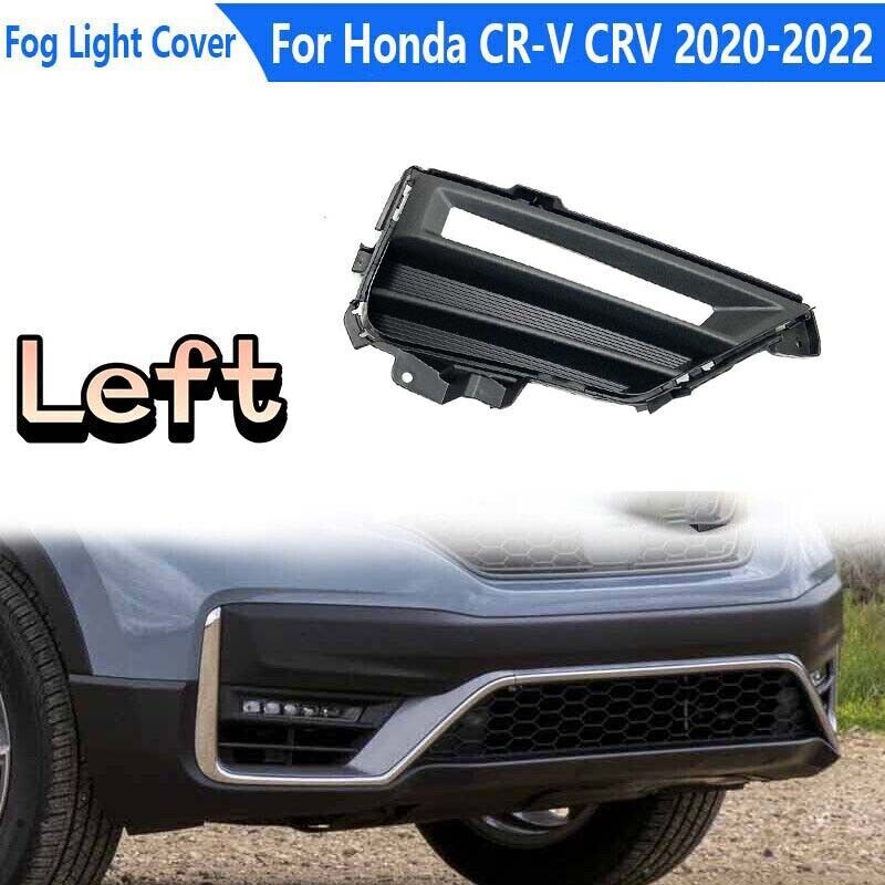 Left Front Bumper Fog Light Cover Fog Lamp Frame for Honda CR-V CRV 2020-2022