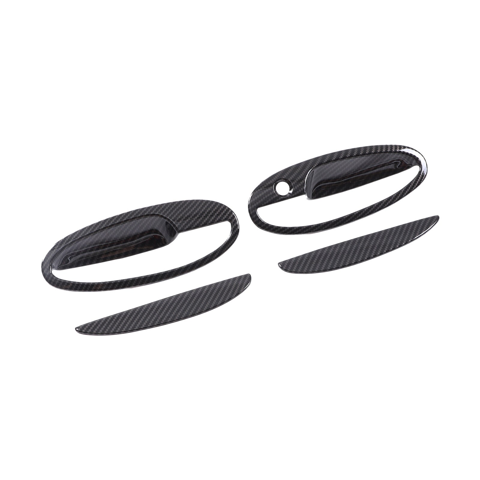 10-Piece Carbon Fiber Exterior Taillight Grille Cover Trim for Corvette C7 2014-19