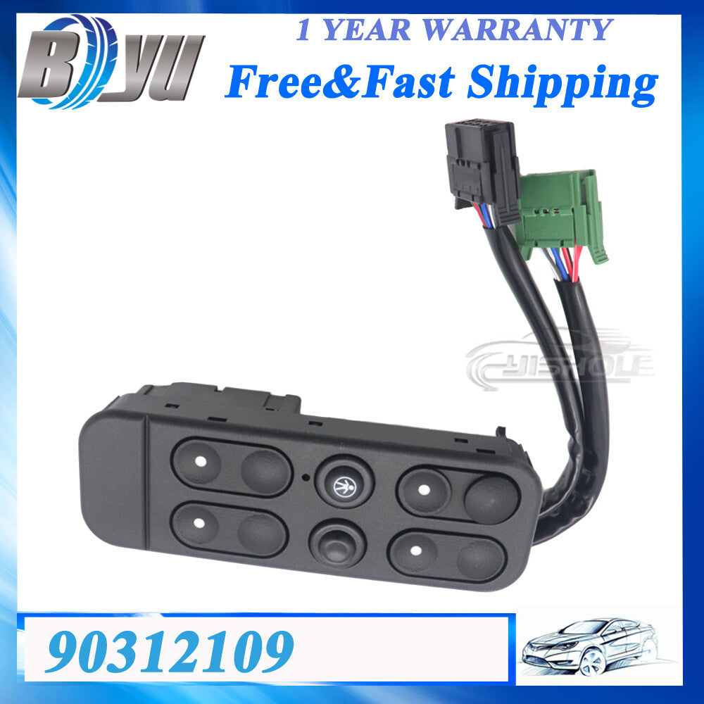90312109 1240600 New Power Master Window Switch Fits for Opel Vectra A 1988-1995