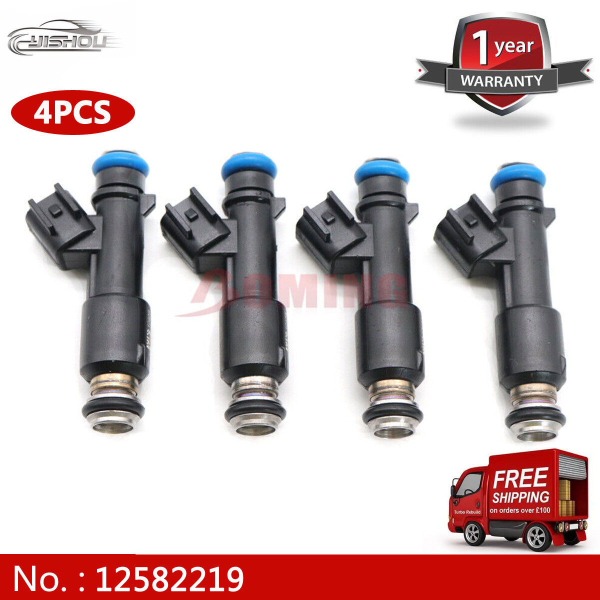 new 4P 12582219 fuel injectors for Chevrolet Cobalt for Pontiac G5 2005-2010 2.2L L4
