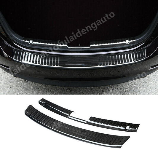 for Mazda 6 Atenza 2019-2021 Rear Bumper Guard Sill Trunk Tread Plate Covers 2pc