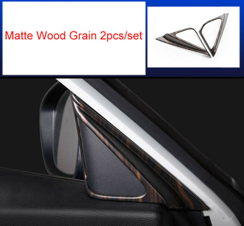 for Honda Accord 2018-2022 Wood Grain Front Door Speaker A-Pillar frame Cover