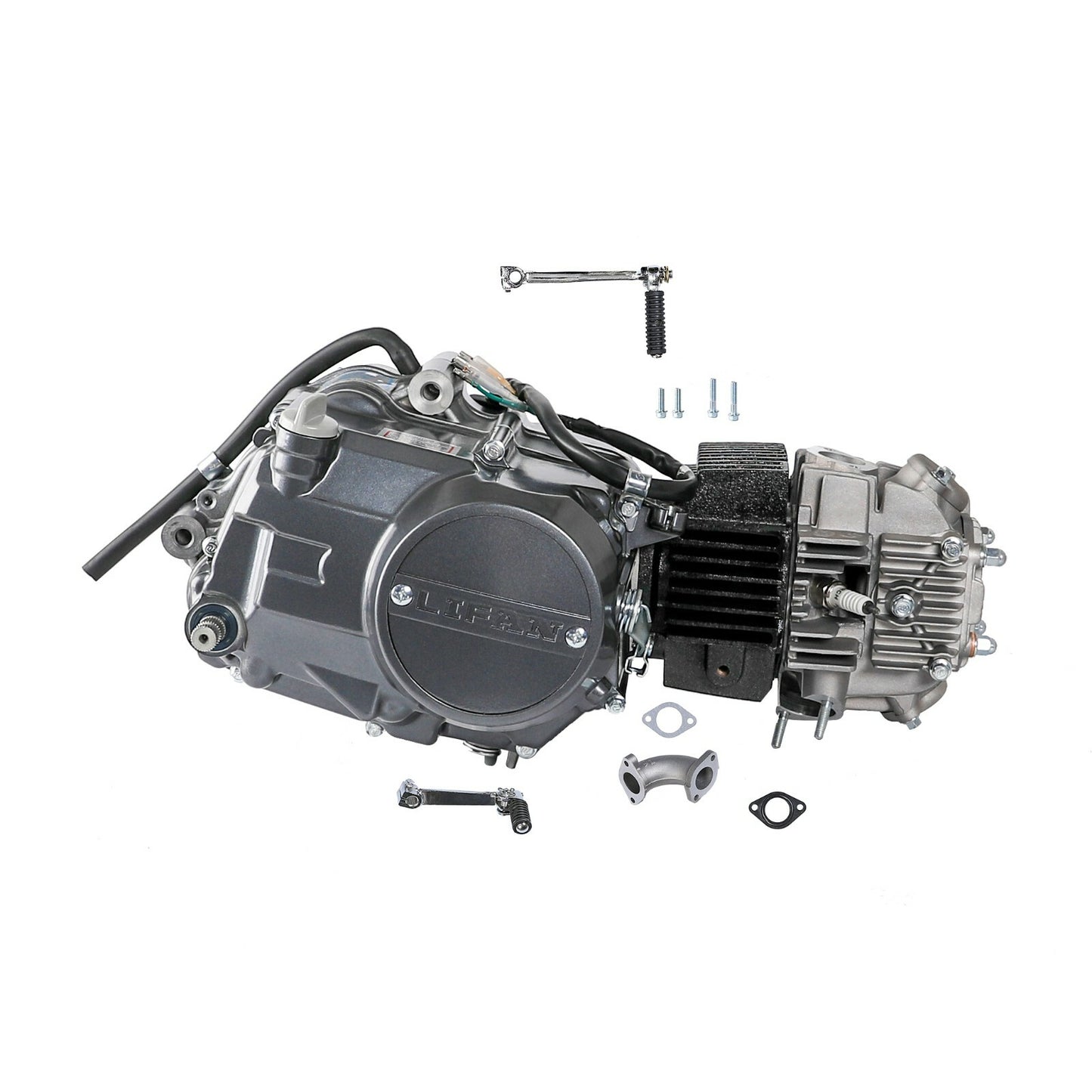 for Lifan 125cc engine motor kit for Pit bicycles, including Apollo, for Honda Trail, CT70, XR50, ATC70, and SSR110.