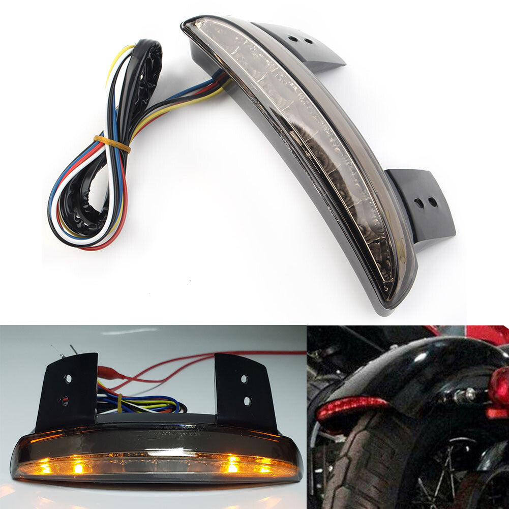 LED Rear Tail Edge Brake Tail Light Lamp Tan for Harley Breakout Bobber