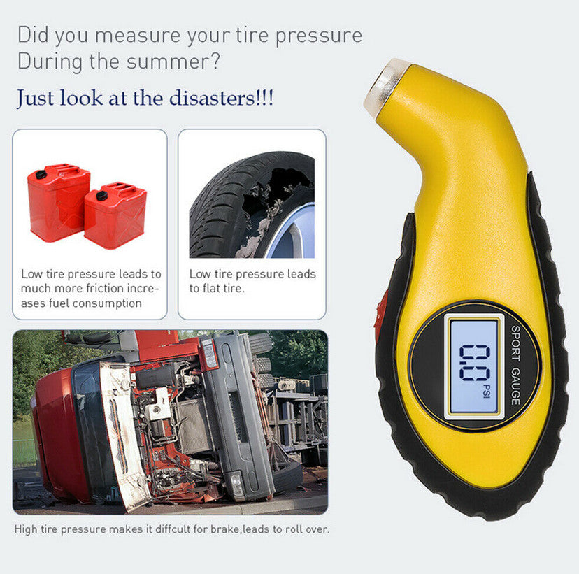 New digital tire pressure gauge LCD electronic tester tool  for ford