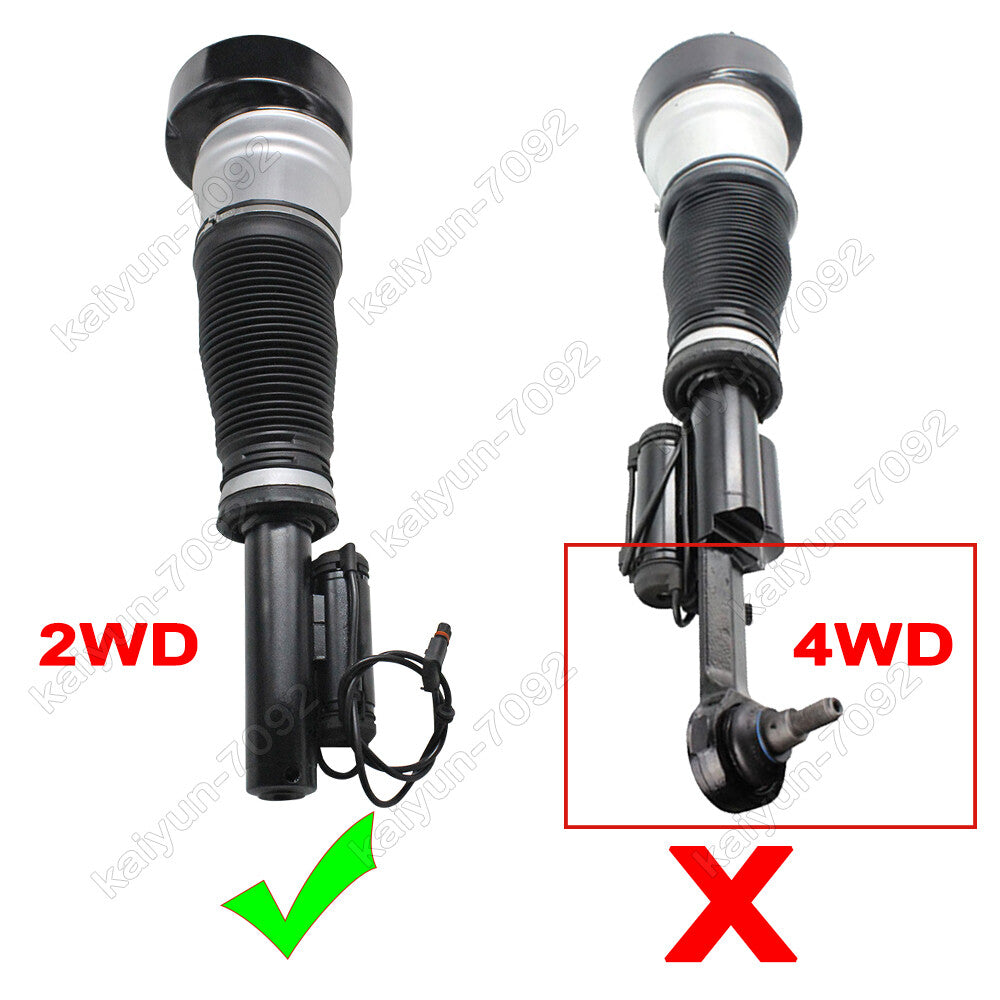 PAIR FRONT AIR SUSPENSION SHOCK STRUT for MERCEDES BENZ W221 S350 S400 S550 S600