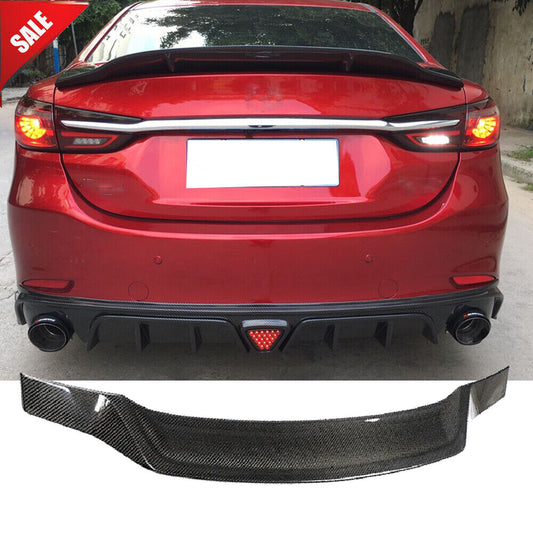 New for Mazda 6 Atenza Sedan 2014-2019CARBON FIBER Rear Trunk Lip Spoiler Wing