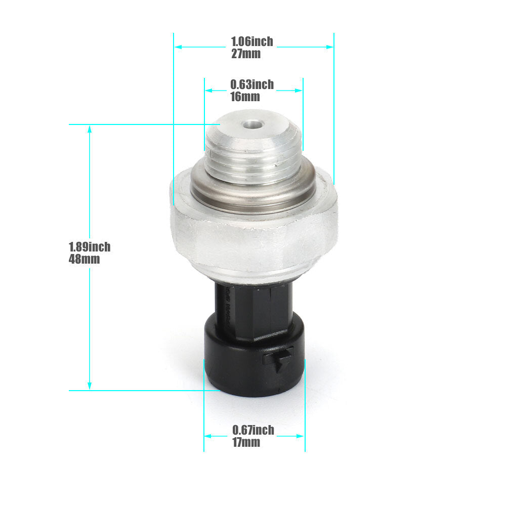The new engine oil pressure switch transmitter unit is suitable for GM for Chevrolet 5.3L and 6.6L engines. (12677836-)