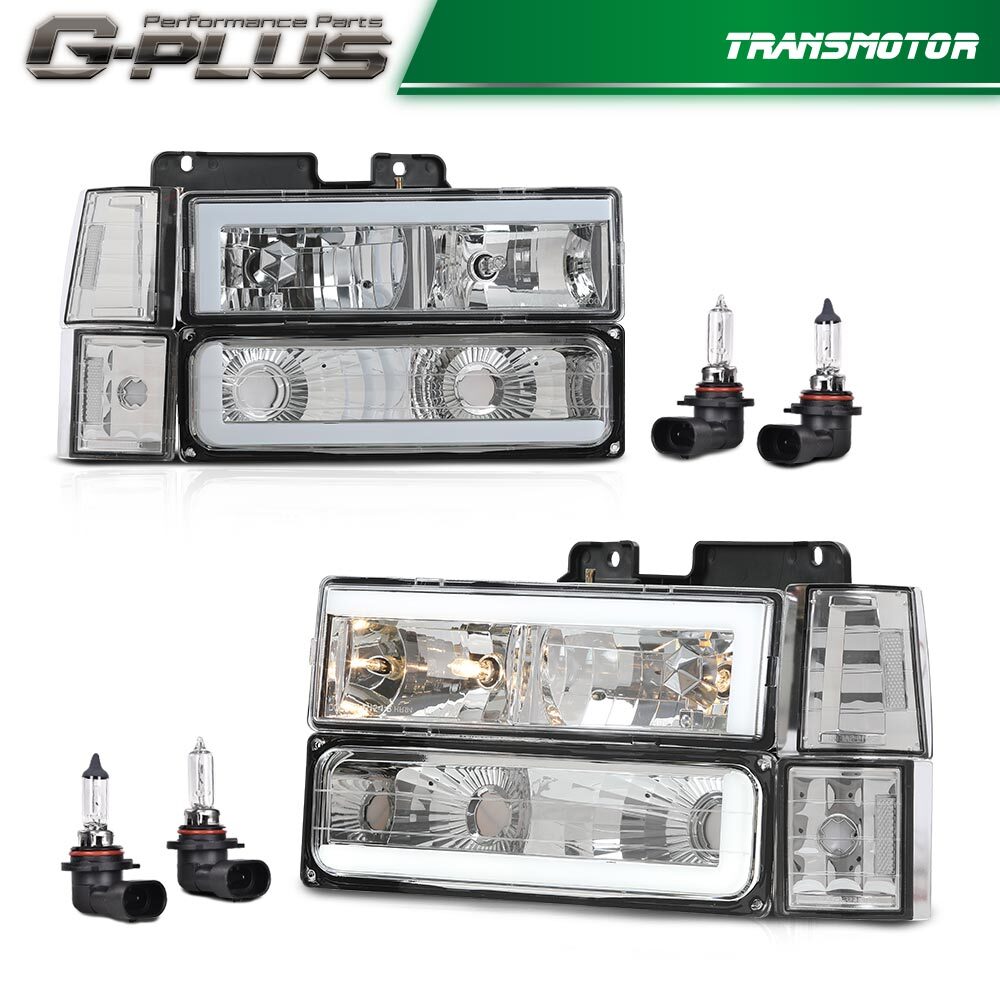 Shiyuan 94-98 C10 C/K Silverado LED DRL Bright and Clear + Cyan-Red