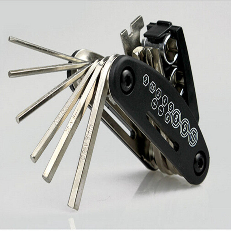 Motorcycle Travel Repair Tool Allen Key Multi Hex Wrench Screwdriver
