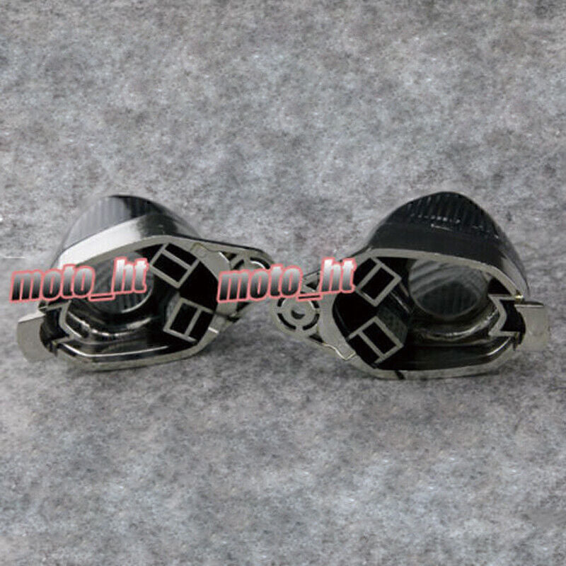 Smoke Rear Turn Signals Light Indicators Lens Fit for Kawasaki ZX6R ZX10R 2004-06
