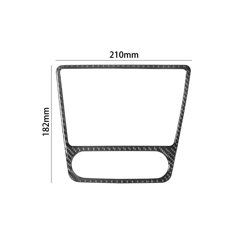 Carbon Fiber Central Control Surround Frame Trim for Volkswagen for Tiguan 2013-2017