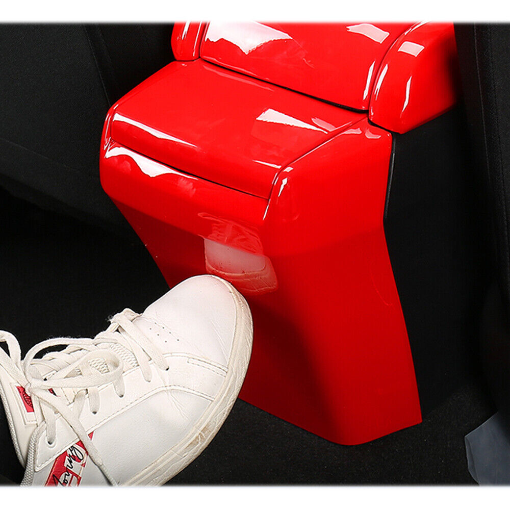 Rear Air Outlet Anti-Kick Panel Trim for Honda for Civic 10th 2016-2021 Bright Red