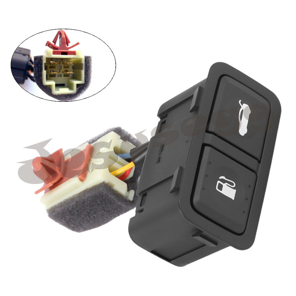 Trunk Lid Fuel Filler Door Switch Button Fit for HYUNDAI Sonata 2011-2014 Black