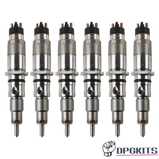 6Pcs Fuel Injectors For QSB6.7 Engine KOMATSU PC200-8; Hitachi ZW180