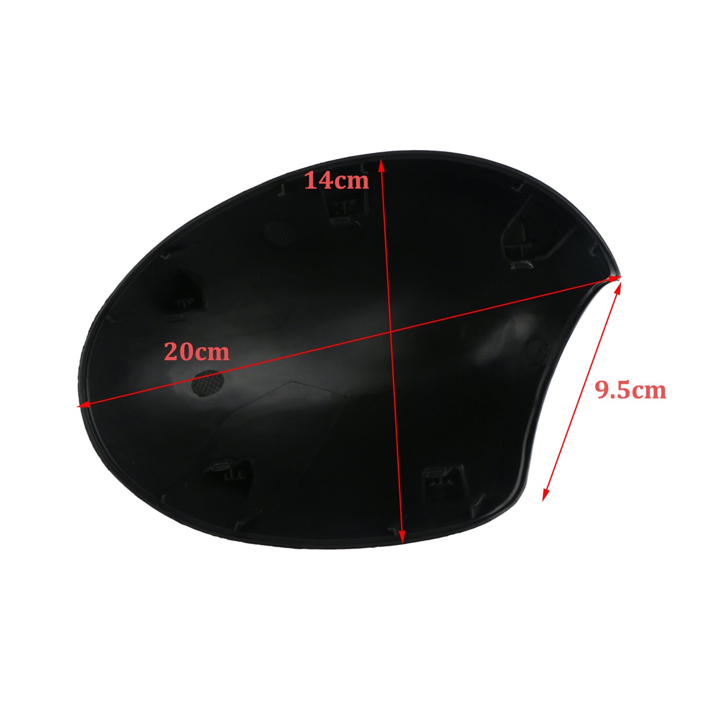 Left Door Wing Mirror Cover Casing Cap for Mini Cooper R55 R56 R57 R58 R60