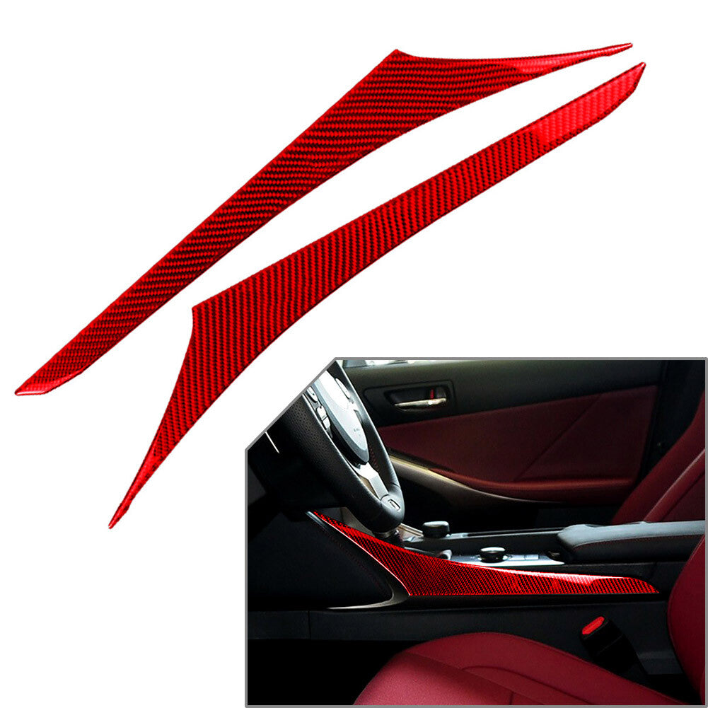 Carbon Interior Gear Shift Panel Side Trim for Lexus IS250 IS300 IS350 IS200t
