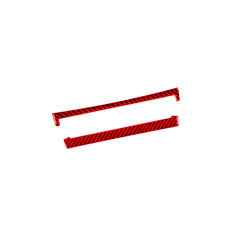 for Toyota Highlander 2008-2013 2Pcs Central A/C Control Frame Trim Cover Red