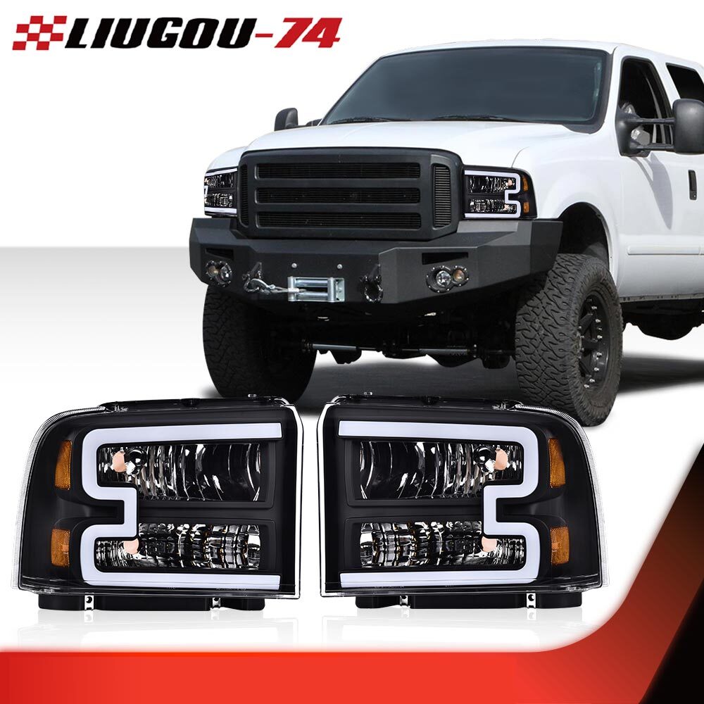 Super Mission Convertible LED Headlights for 2005-2007 for Ford F250, F350, and F450