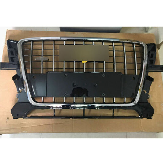 for Audi Q5 Sport Type 2009 2010 2011 2012 Front Bumper Grille Mesh Grill Silver