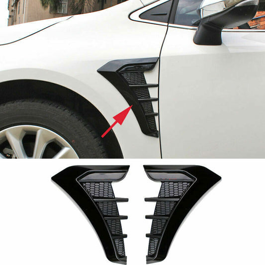 for Toyota for Corolla 19-23 2X Gloss Black Front Fender Side Body Hood Trim Cover