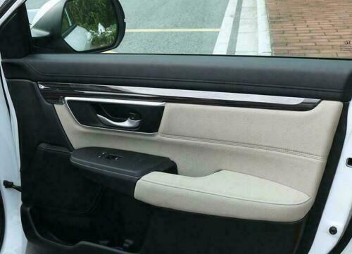 4P for Honda CR-V CRV 2017-2022 Black Stainless Car Inner Door Panel Strip Trim